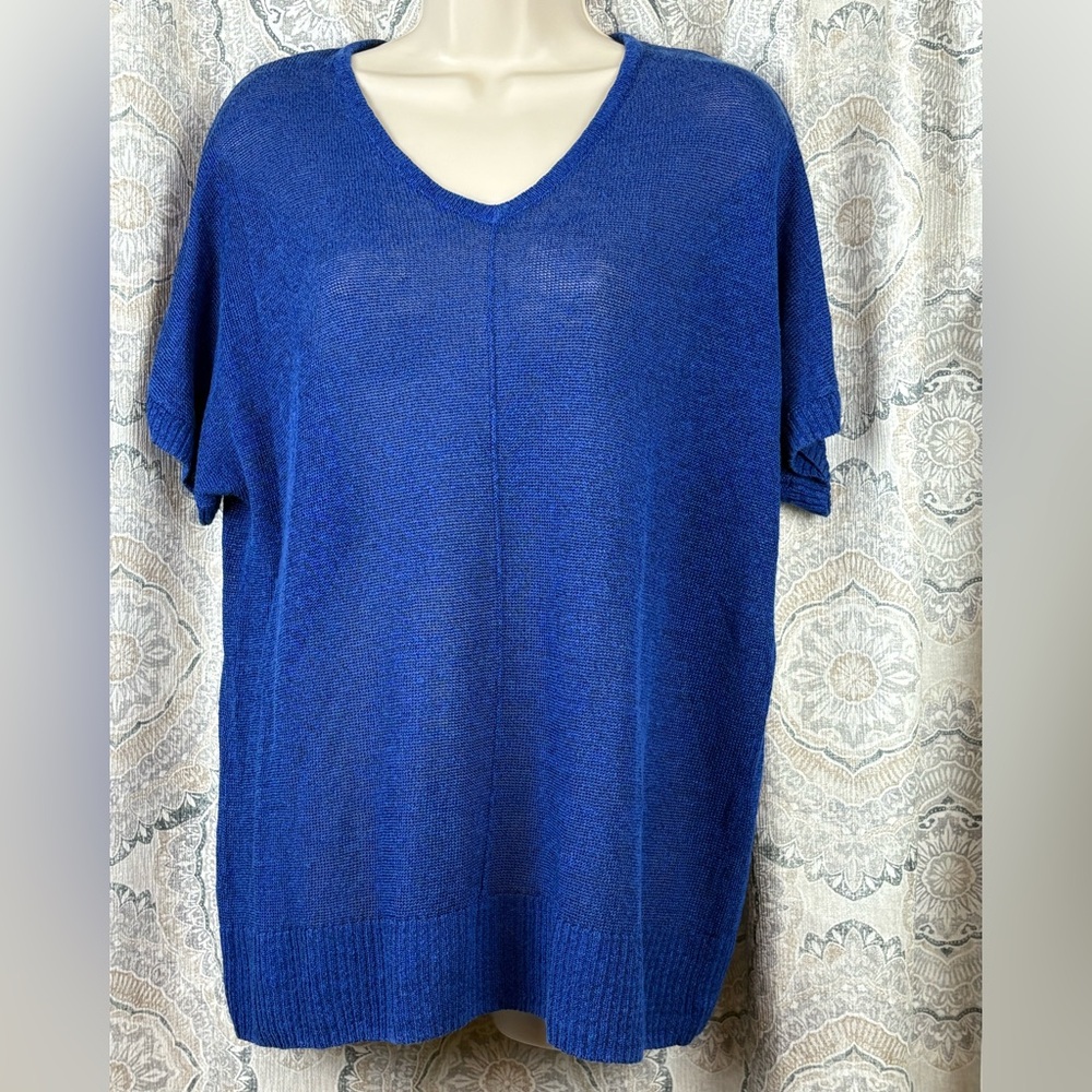 Chico's Vibrant Blue Knit Top